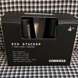 Corkcicle Black Eco Stacker Tumblers Set
